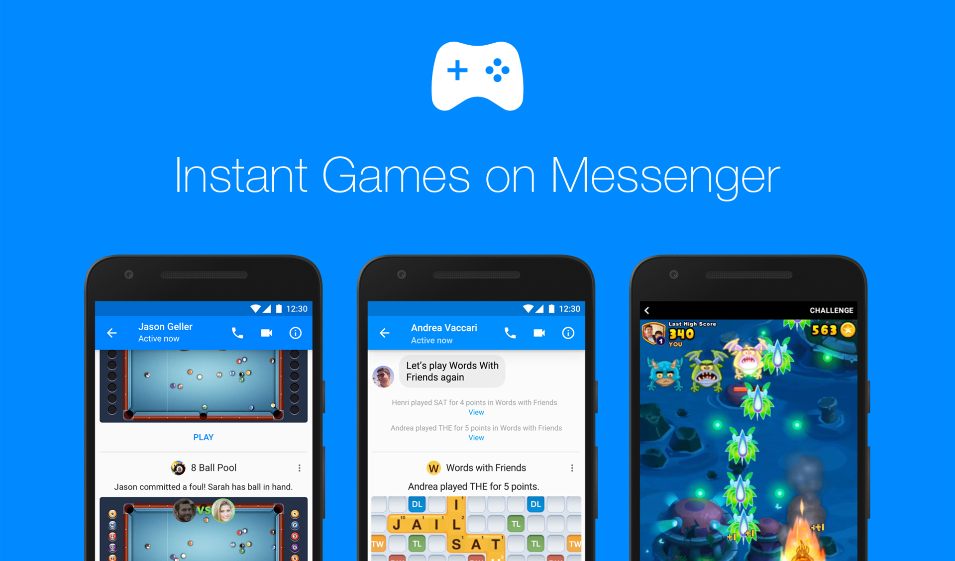 Instant Games，是扩大Facebook的游戏营收还是提高用户粘性？