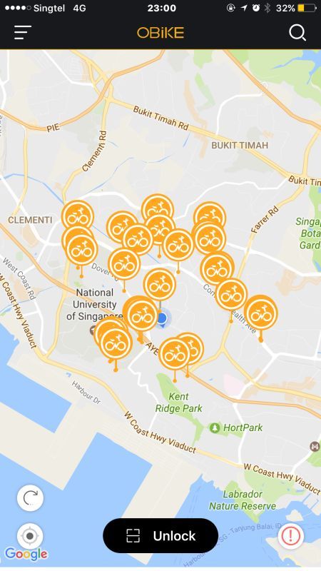 新加坡共享单车 oBike 上线，国际共享单车开始“守住城池”了