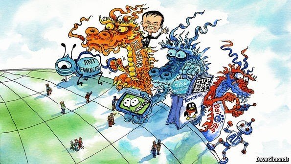 中国互联网巨头走向全球，腾讯领先