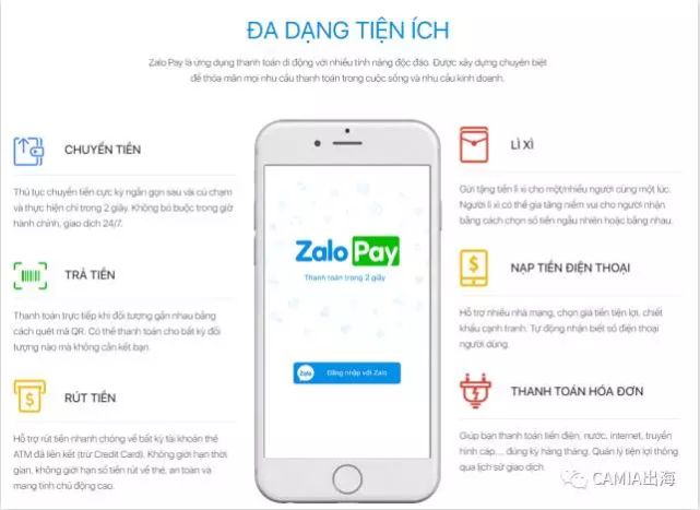 Zalo Pay——越南“微信支付”