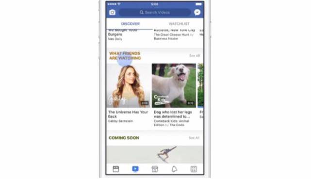 Facebook推出全新品牌视频服务 版权方分成55%