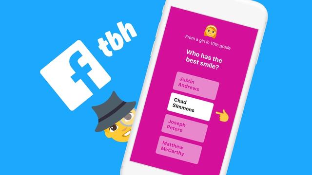 主打实名的Facebook却收购了匿名投票应用tbh