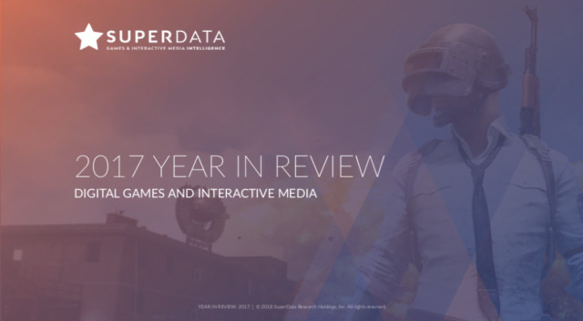 SuperData 2017：互动娱乐产业创1084亿美元收入，手游占比达55％
