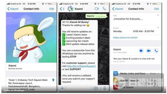 小米加入WhatsApp商务平台，为印度米粉推出订阅服务“小米兔子”