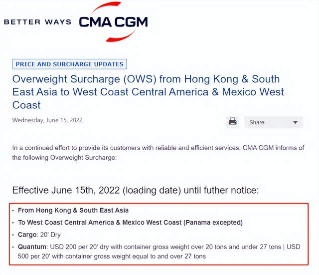 海运附加费不断加码，卖家成本持续增加