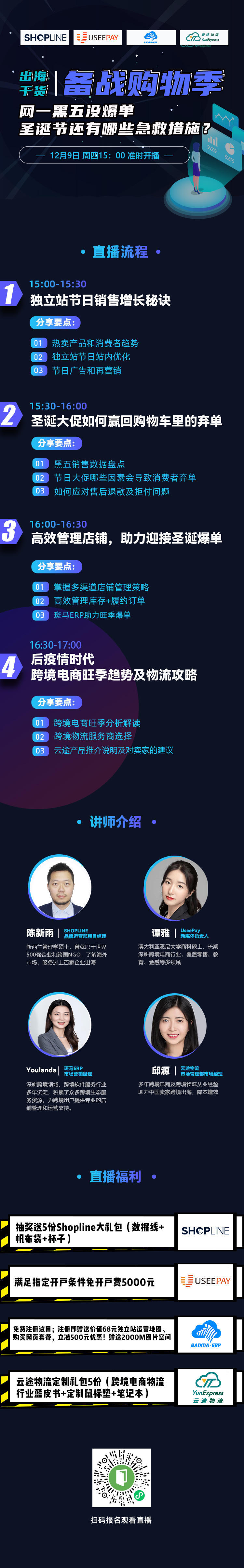 【已完结】【线上直播】网一黑五没爆单，圣诞节还有什么急救措施？